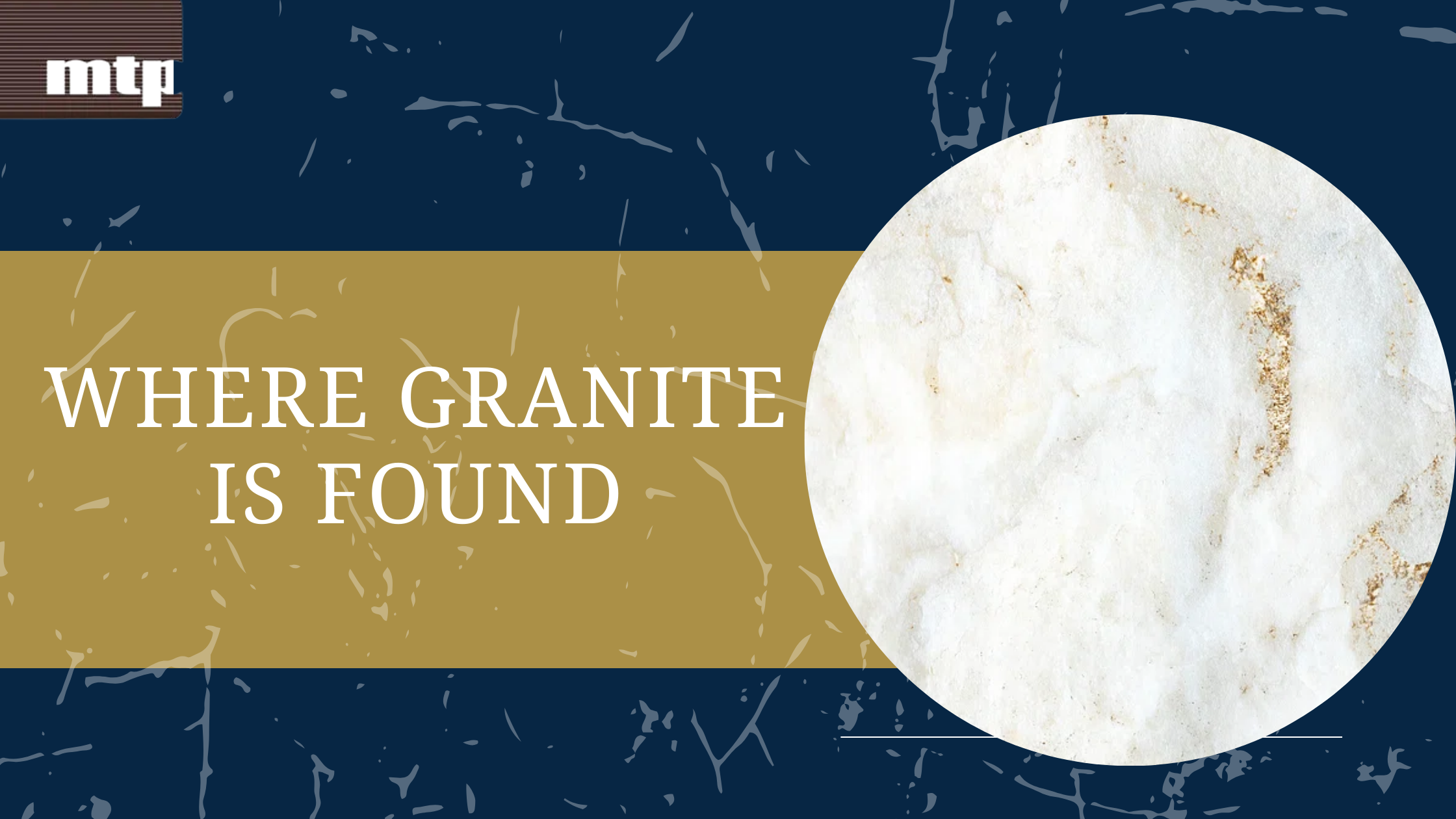 Where Granite Is Found?