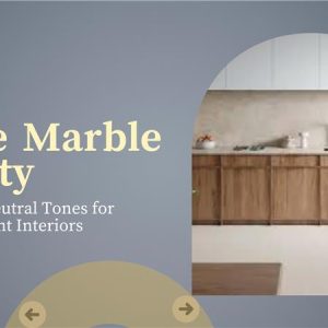 Beige Marble Beauty: Warm, Neutral Tones for Elegant Interiors